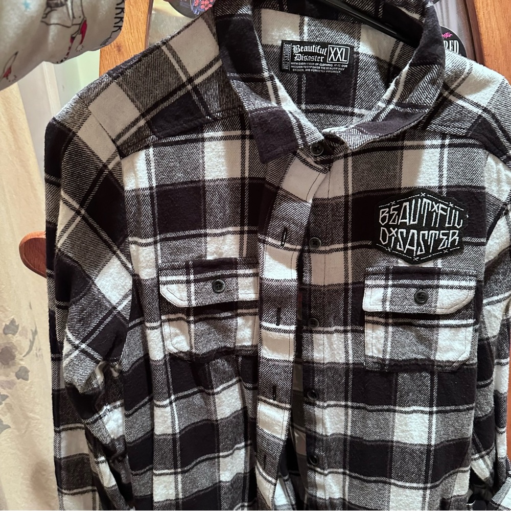 Beautiful Disaster flannel shirt